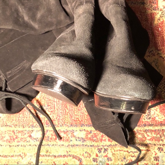 Steve Madden Xenon Over the Knee Platform Boots - Picture 5 of 8